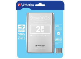 VERBATIM Store'n'Go 2TB Silver (53189)