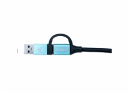 i-tec USB-C kabel na USB-C s integrovaným USB 3.0 Adaptérem