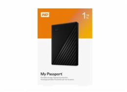 WD My Passport portable 1TB Ext, 2,5" USB3.0, WORLDWIDE 2019, Black