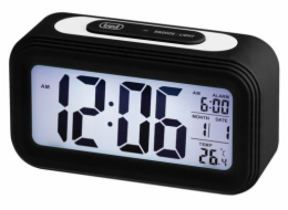 Digitální hodiny Trevi, SLD 3068S/BK, budík, datum, LCD displej, snooze, 2xAA baterie