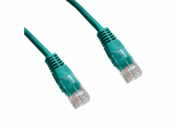 DATACOM Patch kabel UTP CAT5E 0,25m zelený