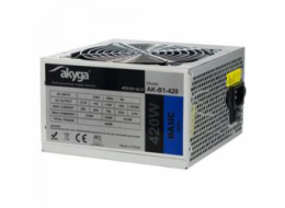 Akyga ATX Zdroj 420W Basic ventiláror 120mm P4 3xSATA