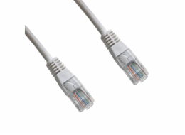 DATACOM Patch cord UTP CAT5E 0,25m bílý