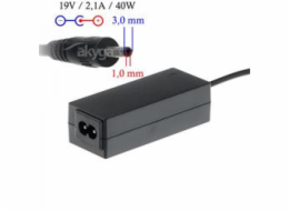 TRX Akyga 40W napájecí adaptér/ nabíječka/ Samsung/ 19V/ 2.1A/ 3.0x1.0 mm konektor/ neoriginální