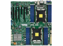 SUPERMICRO MB 2xLGA3647, iC621, 16x DDR4 ECC, 10xSATA3, 1xM.2, PCI-E 3.0/4,2(x16,x8),2x LAN