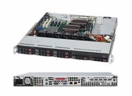 SUPERMICRO 1U chassis 8x 2,5" HS SAS/SATA, 600W (80PLUS Platinum)