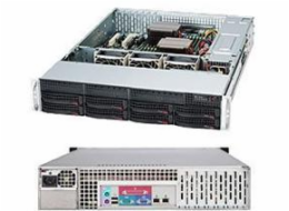 SUPERMICRO 2U chassis 8x 3,5" HS SAS3/SATA, 600W (80PLUS  Platinum)