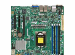 SUPERMICRO MB 1xLGA1151, iC236,DDR4,8xSATA3,PCIe 3.0 (1 x8 (in x16), 1 x8, 1 x4 (in x8)), 1x M.2 NGFF, 4xLAN,IPMI