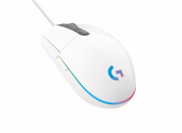 Logitech herní myš G102 LIGHTSYNC/ optická/ 6 tlačítek/ 8000dpi/ USB/ bílá