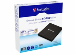 Verbatim Slimline CD / DVD rekordér USB-C