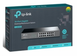 TP-Link switch TL-SG1016D (16xGbE, fanless)