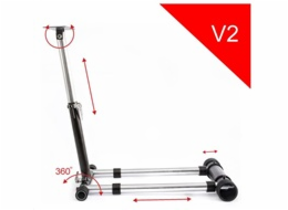 WHEEL STAND PRO FOR THRUSTMASTER F458 SPIDER/ T80 /T100 /F458 /F430 WHEELS – V2 červená