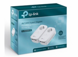 TP-Link TL-PA8030P KIT, Powerline Starter kit se třemi gigabitovými porty