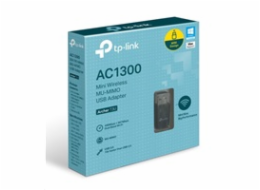 TP-Link Archer T3U AC 1300 Dual Band Wireless USB klient 400Mbps 2,4GHz/ 867Mbps 5GHz, USB 3.0