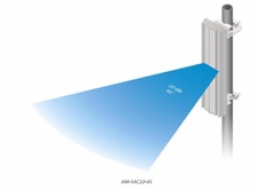 UBNT airMAX Sector Antenna AM-5AC22-45 [sektorová MIMO anténa, 5GHz, 22dBi, 45°, 802.11a/n/ac, Rocket kit]