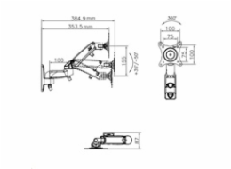 Televizní držák Fiber Mounts F150