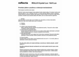 REFLECTA plátno s rolet. mech. ROLLO Crystal Lux  (240x189cm, 4:3, viditelné 236x177cm) 