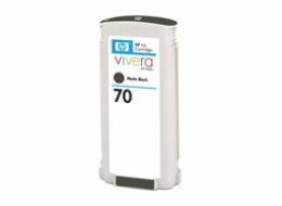 HP 70 - 130 ml - matná čerň - originální - DesignJet - inkoustová cartridge - pro DesignJet HD Pro MFP, T120, Z2100, Z3100, Z3100ps, Z3200, Z3200ps, Z5200, Z5400