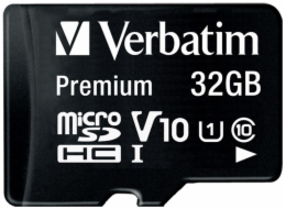 Verbatim microSDHC 32GB Class 10 UHS-I vc. adapteru