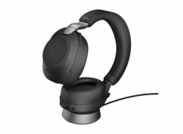 Jabra Evolve2 85/Stereo/ANC/USB/BT/Bezdrát/MS/Stand/Černá