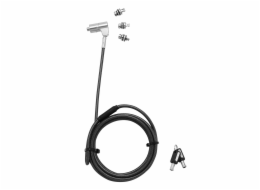 DICOTA Universal Security Cable Lock 3 Exchangeable heads fits all slots masterkeyed