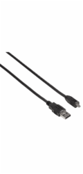 Hama USB 2.0 Kabel B8 Pin USB A - mini USB B cerna 1,8 m
