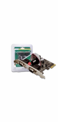 Digitus Adaptér PCI Express x1 2xseriový port, +low profile čipová sada: ASIX99100