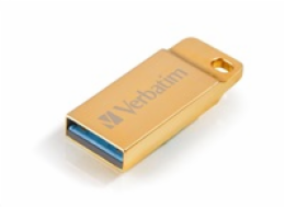 VERBATIM Flash Disk 32GB Metal Executive, USB 3.0, zlatá