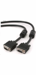 GEMBIRD Kabel VGA propojovací 3m, černý (HD15M/M, dvojité stínění, feritová jádra)