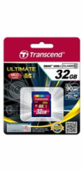 TRANSCEND SDHC Class 10 UHS-I, 600X, 32GB (Ultimate)