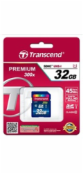 TRANSCEND SDHC karta 32GB Premium, Class 10 UHS-I, 300X