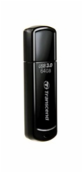 TRANSCEND Flash Disk 64GB JetFlash®700, USB 3.0 (R:80/W:25 MB/s) černá