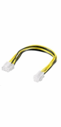 PREMIUMCORD Redukce napájení 8 pin/Female zdroj na P4 4pin/Male