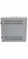 LEXI-Net 19" nástěnný vertikální rozvaděč SOHO 2U+4U 540x170, perforované dveře, šedý