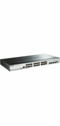 D-Link DGS-1510-28P D-Link DGS-1510-28P 28-Port Gigabit Stackable SmartPro PoE Switch including 2 SFP ports and 2 x 10G SFP+ ports- 24 x 1