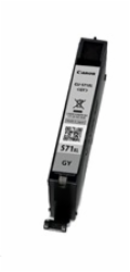 CANON CARTRIDGE CLI-571GY XL šedá pro PIXMA MG575x, MG685x, MG775x, TS505x, TS605x, TS805x, TS905x (3350 str.)