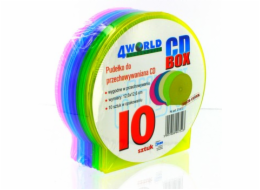 4World CD Box Slim Color, 10 ks.