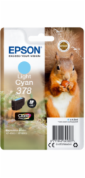 Epson 378 - 4.8 ml - světle azurová - originální - blistr - inkoustová cartridge - pro Expression Home XP-8605, XP-8606; Expression Photo XP-8500, XP-8505, XP-8700