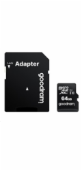 GOODRAM MicroSDXC karta 64GB M1AA, UHS-I Class 10, U1 + adaptér
