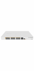 Switch Mikrotik CRS328-24P-4S+RM 800MHz CPU, 512MB, 24x GLAN, 4x SFP + cage, ROS L5, PSU,1U Rack