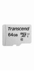 TRANSCEND MicroSDXC karta 64GB 300S, UHS-I U1, bez adaptéru