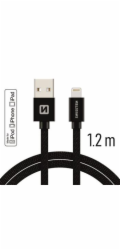 Swissten Datový Kabel Textile Usb / Lightning Mfi 1,2 M Černý