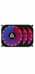 Chieftec 3er-RGB (Tornado) 3er Pack CF-3012-RGB CHIEFTEC sada ventilátorů Tornado / 3x 120mm fan / RGB LED / RGB ovladač / Dálkové ovládání / ultratichý 16 dBa