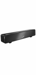GENIUS repro USB SoundBar 100/ drátový/ 6W/ USB/ 3,5" jack/ černý
