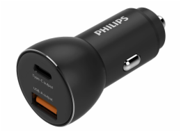 Nabíječka Philips USB-A + USB C nabíječka do auta