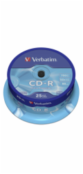 1x25 Verbatim CD-R 80 / 700MB 52x Speed Extra Protection