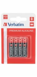 VERBATIM Alkalické baterie AAA, 4 PACK , LR3