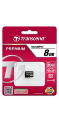 TRANSCEND&nbsp;MicroSDHC&nbsp;karta&nbsp;8GB&nbsp;Class&nbsp;10&nbsp;8GB,&nbsp;bez&nbsp;adaptéru