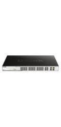 D-Link DGS-1210-28P D-Link DGS-1210-28P L2/L3 Smart+ PoE switch, 24x GbE PoE+, 4x RJ45/SFP, PoE 193W