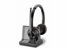 Poly Savi 8220 UC/Stereo/ANC/DECT/Bezdrát/MS/Stand/Černá